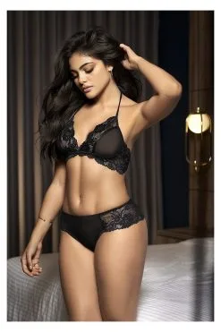 MAPALÉ Nuisette 2 En 1 Mapalé, Ensemble Avec Shorty Dentelle