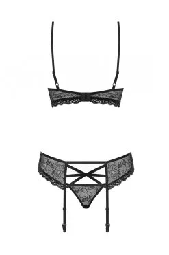 Obsessive 818-SEG-1 - Ensemble 3 Pcs Noir -Promos Body lingerie Magasin 818 seg 1 ensemble 3 pcs noir 5