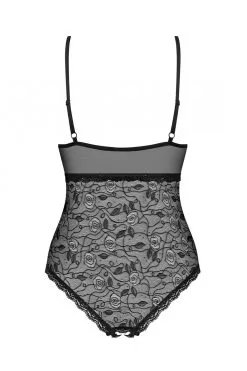 Body Noir Obsessive Transparent -Promos Body lingerie Magasin 818 ted 1 body noir 5