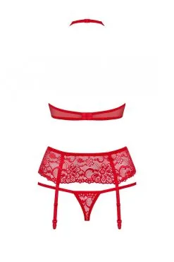 Obsessive Ensemble Rouge 3 Pcs -Promos Body lingerie Magasin 838 seg 3 ensemble 3 pcs rouge 5