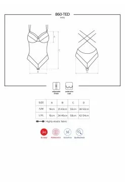 Obsessive 860-TED-1 Body Noir 13 Obsessive 860-TED-1 Body Noir -Promos Body lingerie Magasin 860 ted 1 body noir 6