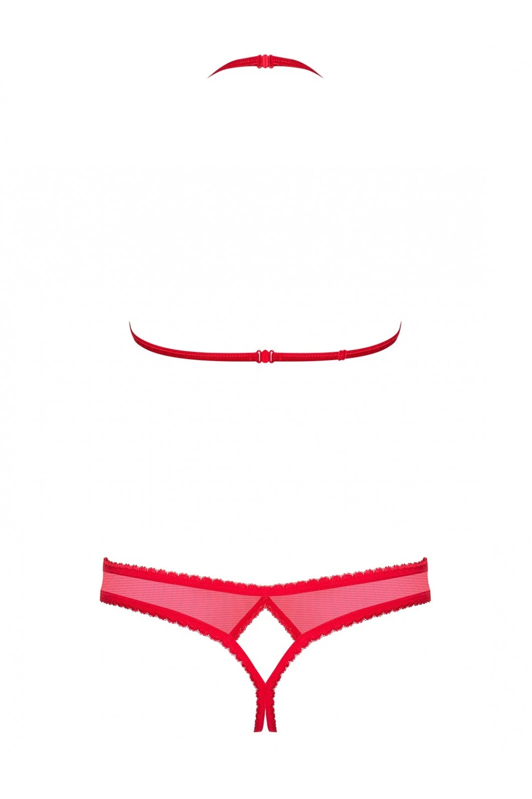 Obsessive Ensemble Ouvert Rouge 2 Pcs 6 Obsessive Ensemble Ouvert Rouge 2 Pcs – Image 6