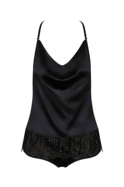 Obsessive Agatya | Top & Shorty Noir 15 Obsessive Agatya | Top & Shorty Noir -Promos Body lingerie Magasin agatya top et shorty noir 6