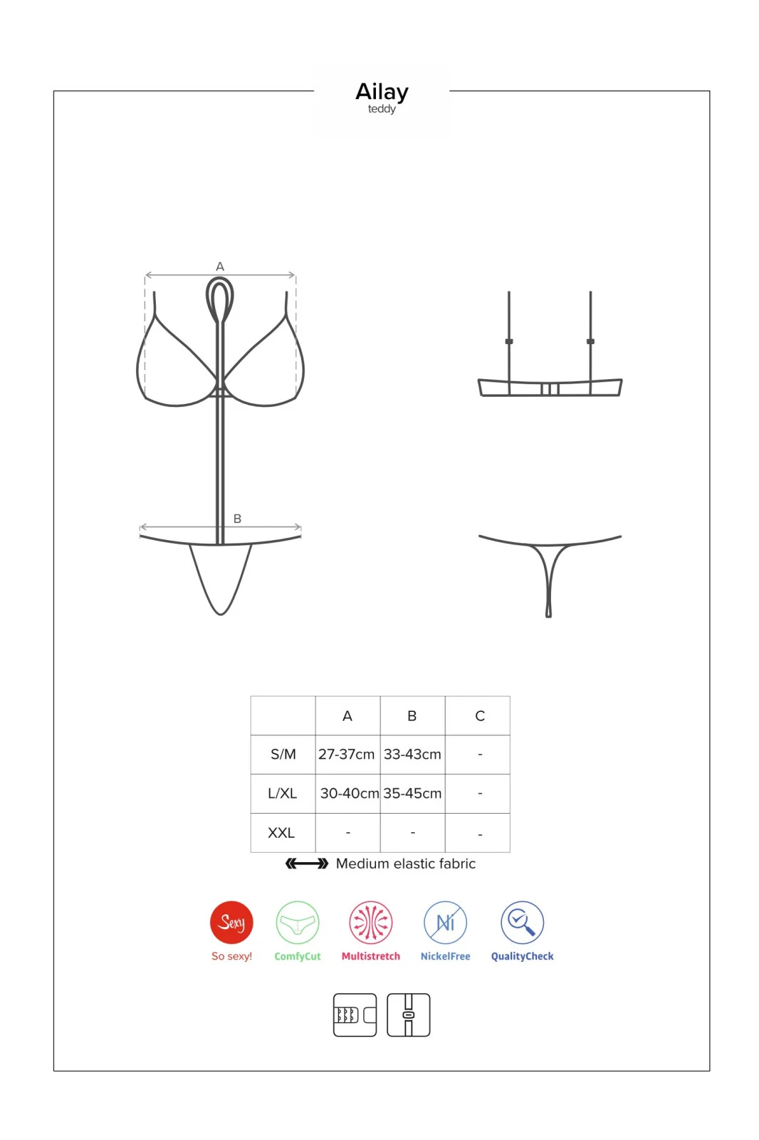 Obsessive Ailay | Body Noir Dentelle 5 Obsessive Ailay | Body Noir Dentelle – Image 5