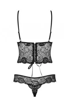 Obsessive Alluria Body Noir -Promos Body lingerie Magasin alluria body noir 5