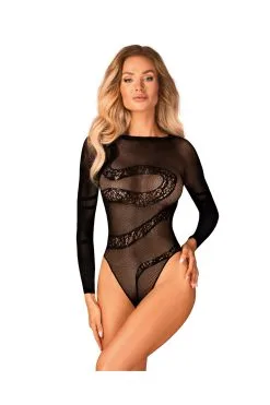 Obsessive B137 | Body Résille - Motifs Serpent