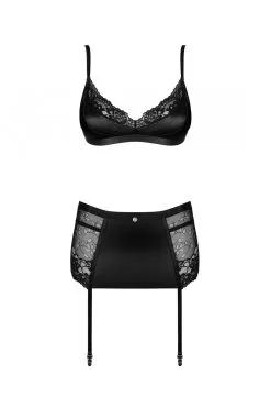Obsessive Blanita | Ensemble Noir 3 Pcs -Promos Body lingerie Magasin blanita ensemble 3 pcs noir 6