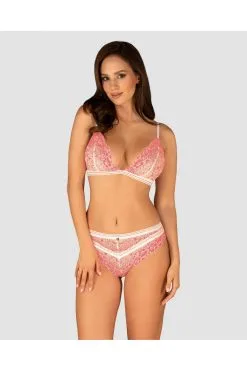 Obsessive Bloomys | Ensemble Rose 2 Pcs -Promos Body lingerie Magasin bloomys ensemble 2 pcs rose 8