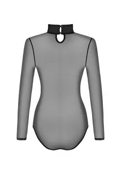 Obsessive B136 - Body Noir Maille Fine -Promos Body lingerie Magasin body b136 noir 7