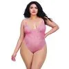 Dreamgirl Body Rose Vintage Grande Taille & Jupe Longue Amovible