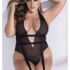 MAPALÉ Bodystring Grande Taille Avec Porte-Jarretelles Harnais