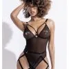 MAPALÉ Bodystring Séduisant Avec Porte-jarretelles Amovible