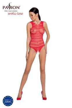 Passion Lingerie BS086 | Body Rouge Ouvert