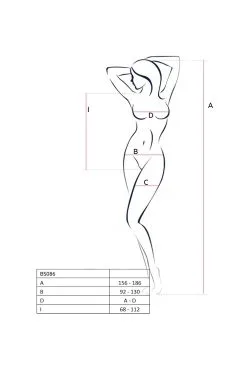 Passion Lingerie BS086 | Body Rouge Ouvert 9 Passion Lingerie BS086 | Body Rouge Ouvert -Promos Body lingerie Magasin bs086 body rouge 4