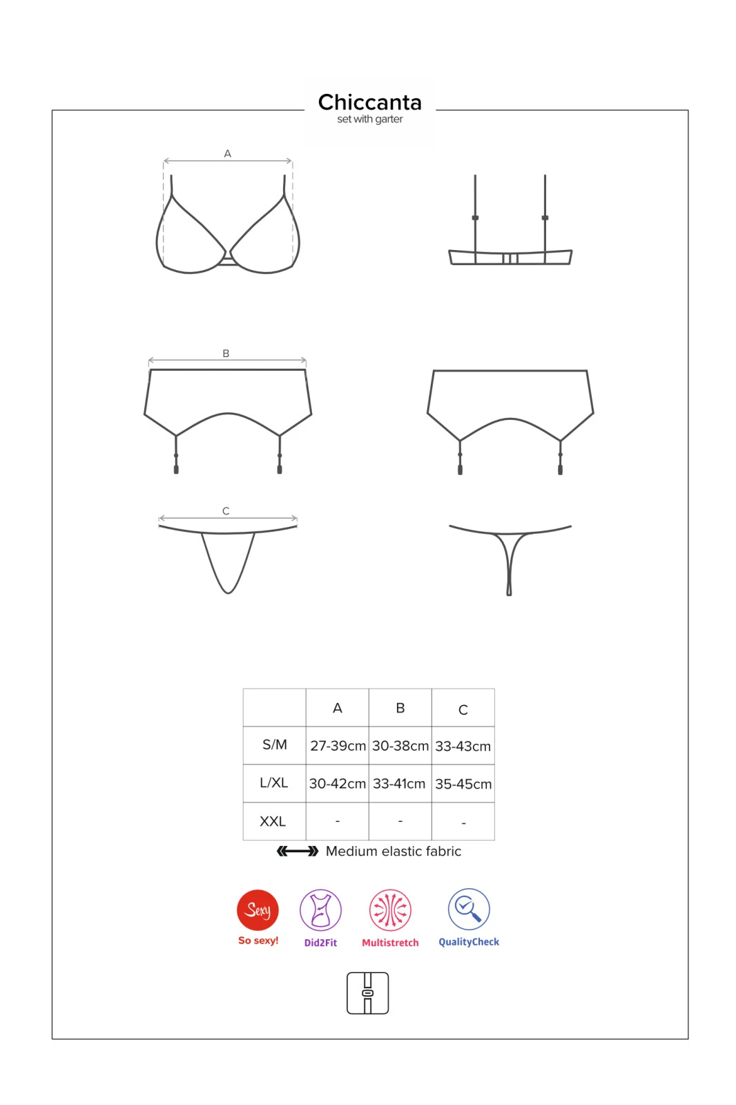 Obsessive Chiccanta - Ensemble 3 Pièces Noir 5 Obsessive Chiccanta - Ensemble 3 Pièces Noir – Image 5
