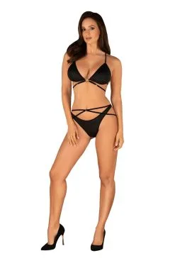 Obsessive Cobra Nive | Ensemble Noir 2 Pcs 11 Obsessive Cobra Nive | Ensemble Noir 2 Pcs -Promos Body lingerie Magasin cobra nive ensemble 2 pcs noir 2