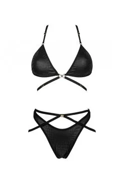 Obsessive Cobra Nive | Ensemble Noir 2 Pcs 15 Obsessive Cobra Nive | Ensemble Noir 2 Pcs -Promos Body lingerie Magasin cobra nive ensemble 2 pcs noir 6