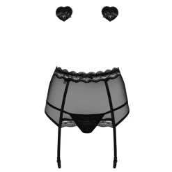Obsessive Coffret Porte Jarretelle Et Bijoux De Seins -Promos Body lingerie Magasin coffret porte jarretelle et bijoux de seins 1 2