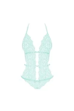 Obsessive Delicanta - Body Vert D'eau -Promos Body lingerie Magasin delicanta body vert d eau 5