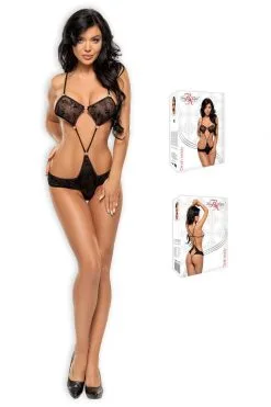 Beauty Night Dinah Body Noir -Promos Body lingerie Magasin dinah body noir 2