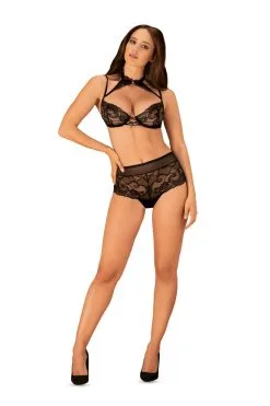 Obsessive Elizenes | Ensemble Noir -Promos Body lingerie Magasin elizenes ensemble 2 pcs noir 4