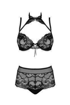 Obsessive Elizenes | Ensemble Noir -Promos Body lingerie Magasin elizenes ensemble 2 pcs noir 6