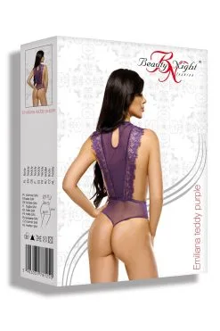 Beauty Night Emiliana Body Violet 11 Beauty Night Emiliana Body Violet -Promos Body lingerie Magasin emiliana body violet 5