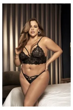 MAPALÉ Nuisette 2 En 1 Grande Taille, Nuisette Ou Ensemble