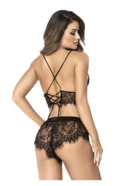 MAPALÉ Ensemble Dentelle Noire : Soutien-Gorge & Shorty Romantique 7 MAPALÉ Ensemble Dentelle Noire : Soutien-Gorge & Shorty Romantique -Promos Body lingerie Magasin ensemble dentelle noire soutien gorge et shorty mal7437blk 3