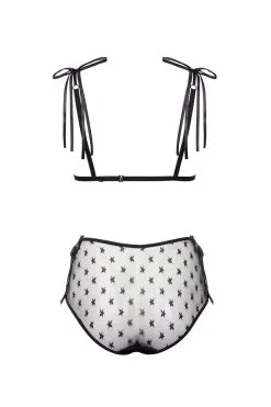 Anaïs Amelie | Ensemble De Lingerie Noir -Promos Body lingerie Magasin ensemble lingerie sexy 2 pcs amelie noir 3