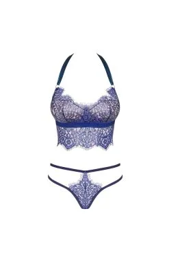 Obsessive Flowlace - Ensemble Bleu Dentelle 2 Pcs 10 Obsessive Flowlace - Ensemble Bleu Dentelle 2 Pcs -Promos Body lingerie Magasin flowlace ensemble 2 pcs bleu 4