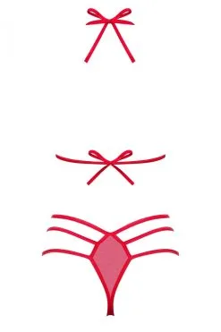 Obsessive Giftella 2 Pcs Rouge -Promos Body lingerie Magasin giftella 2 pcs rouge 5