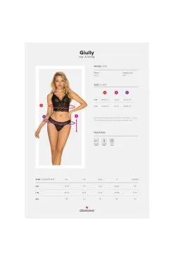 Obsessive Guilly | Ensemble Léopard -Promos Body lingerie Magasin guilly ensemble 2 pcs noir 4