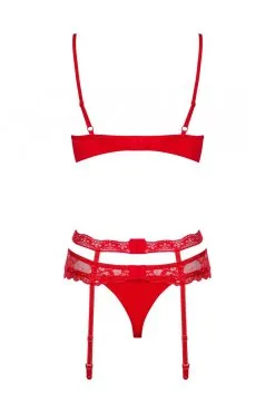 Obsessive Heartina Ensemble Rouge -Promos Body lingerie Magasin heartina ensemble rouge 5