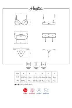 Obsessive Heartina Ensemble Rouge -Promos Body lingerie Magasin heartina ensemble rouge 6