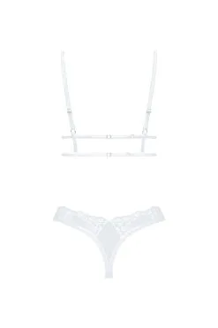 Ensemble En Dentelle Blanche 'Heavenlly' - Un Trésor D'Obsessive -Promos Body lingerie Magasin heavenlly ensemble blanc 5