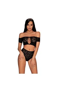 Obsessive Inessita | Ensemble Noir 2 Pcs