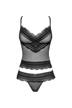 Obsessive Ivannes | Ensemble Noir Dentelle 15 Obsessive Ivannes | Ensemble Noir Dentelle -Promos Body lingerie Magasin ivannes ensemble 2 pcs noir 6