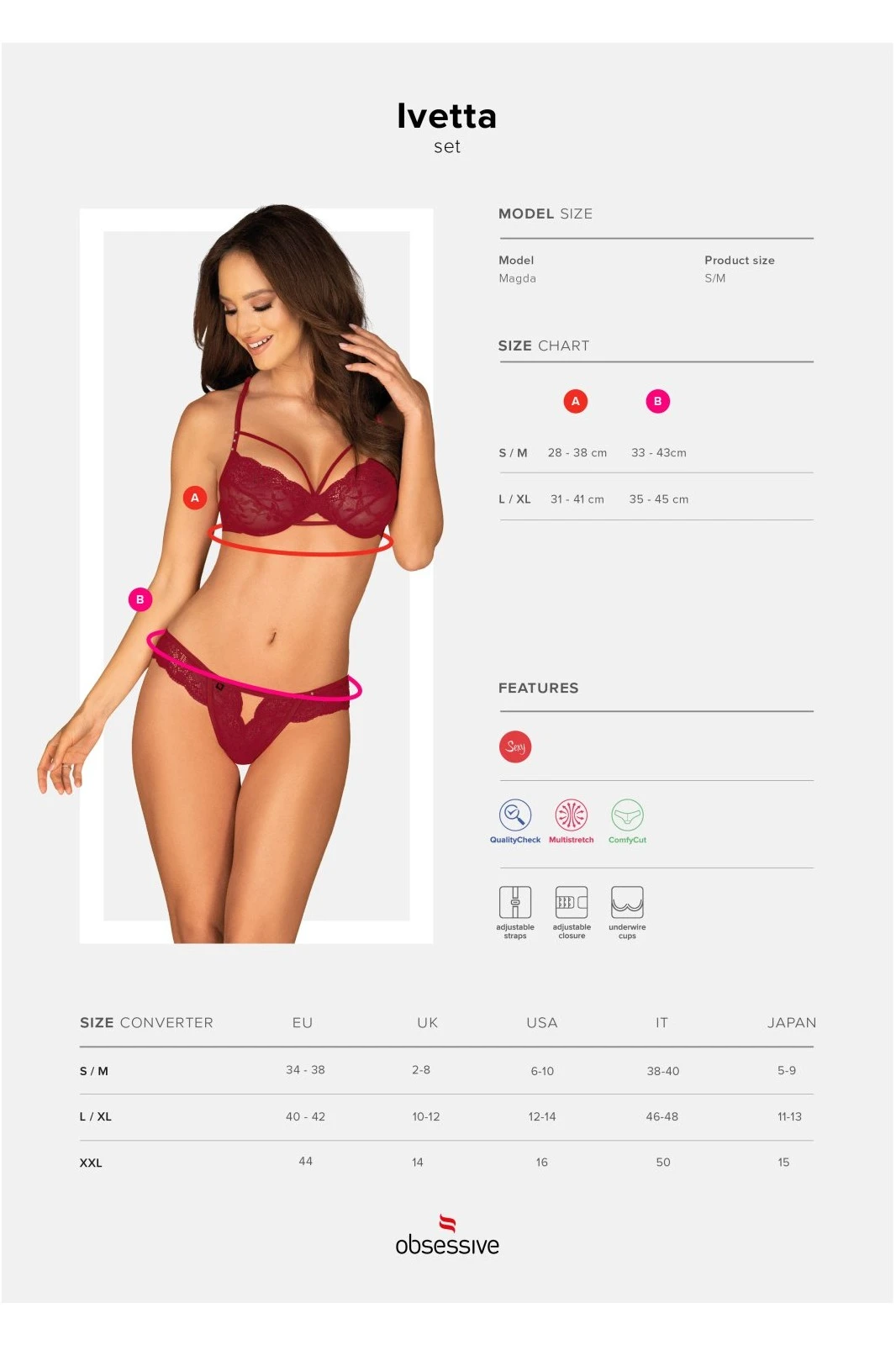 Obsessive Ivetta - Ensemble Bordeaux 2 Pcs 7 Obsessive Ivetta - Ensemble Bordeaux 2 Pcs – Image 7