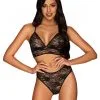 Obsessive Kokietta | Ensemble Noir 2 Pcs