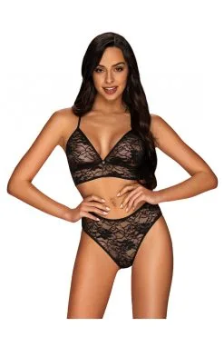 Obsessive Kokietta | Ensemble Noir 2 Pcs