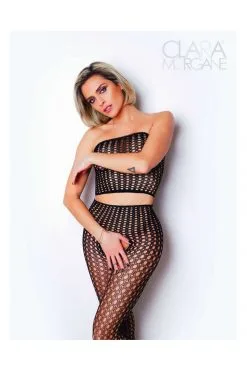 Clara Morgane Lingerie Le Numéro 2 - Ensemble Résille Clara Morgane