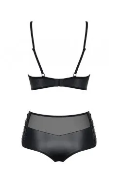 Obsessive Leatheria Ensemble 2 Pcs Noir 12 Obsessive Leatheria Ensemble 2 Pcs Noir -Promos Body lingerie Magasin leatheria ensemble 2 pcs noir 5