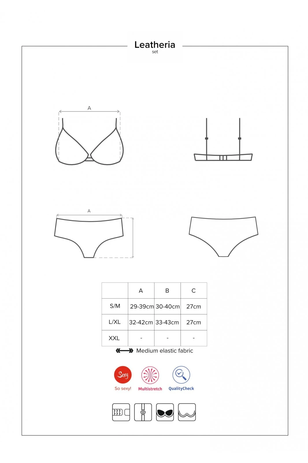 Obsessive Leatheria Ensemble 2 Pcs Noir 7 Obsessive Leatheria Ensemble 2 Pcs Noir – Image 7