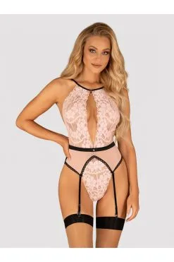 Obsessive Lilines | Body Rose Clair -Promos Body lingerie Magasin lilines body rose 7