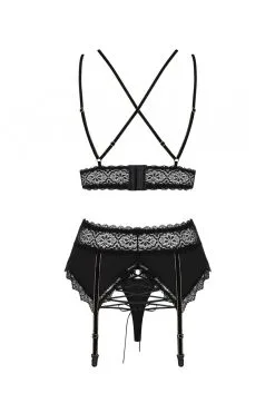 Obsessive Lolitte Ensemble 3 Pcs Noir -Promos Body lingerie Magasin lolitte ensemble 3 pcs noir 5