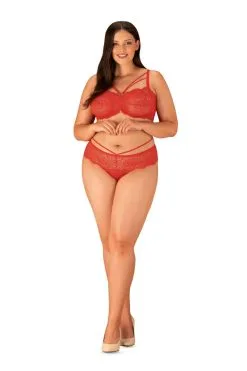 Obsessive Ensemble Loventy Rouge -Promos Body lingerie Magasin loventy ensemble 2 pcs rouge 6
