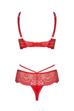 Obsessive Ensemble Loventy Rouge -Promos Body lingerie Magasin loventy ensemble 2 pcs rouge 9
