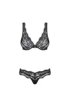 Obsessive Luvae - Ensemble Dentelle Noir 2 Pcs -Promos Body lingerie Magasin luvae ensemble 2 pcs noir 5