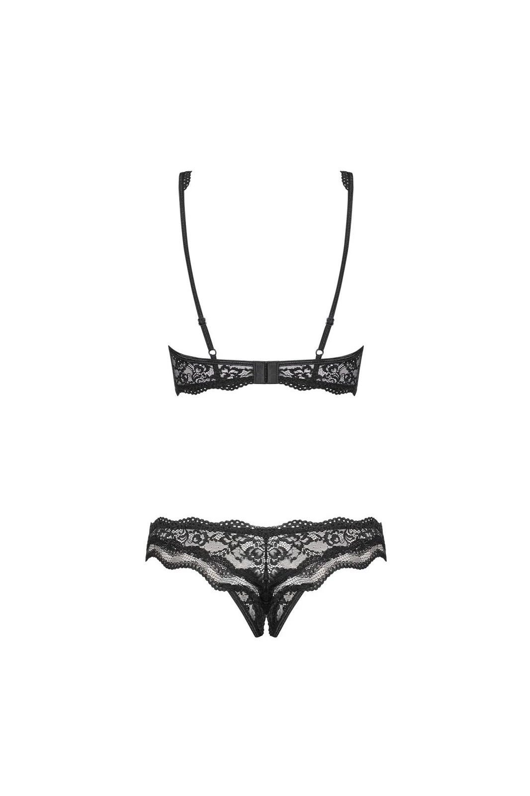 Obsessive Luvae - Ensemble Noir Ouvert 2 Pcs 6 Obsessive Luvae - Ensemble Noir Ouvert 2 Pcs – Image 6